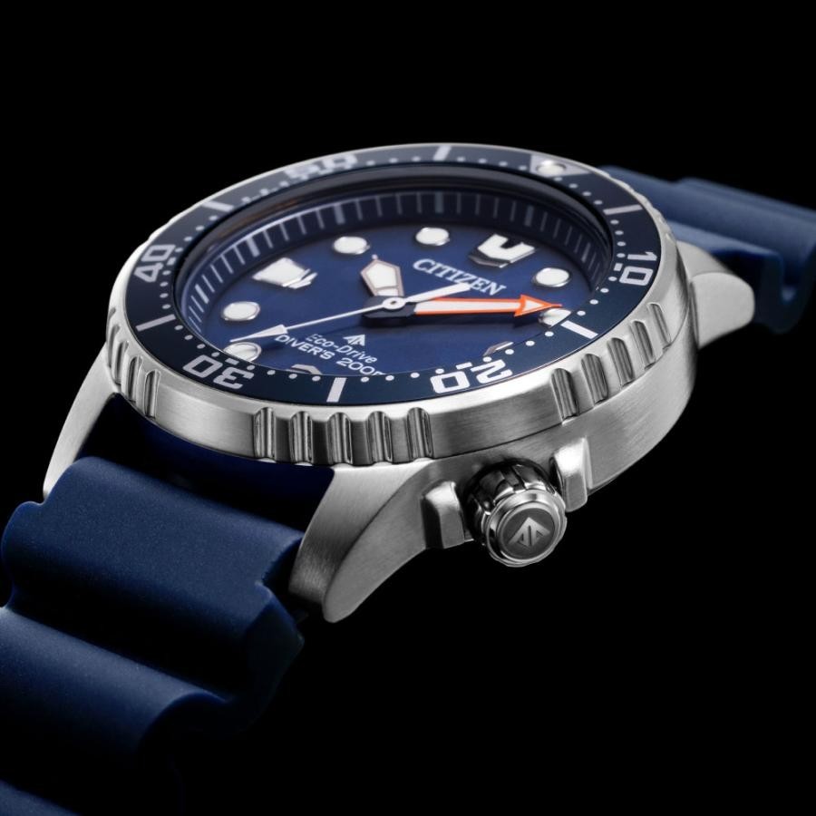 CITIZEN EO2021-05L Promaster Eco-Drive 200m Midsize Diver Blue Rubber Watch
