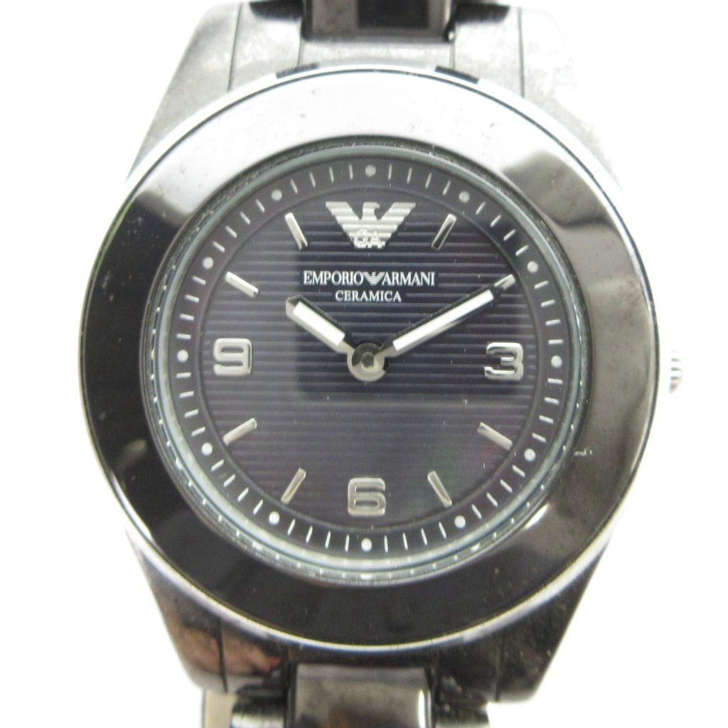 Emporio Armani AR-1438 Ladies Quartz Watch Black 27mm AB