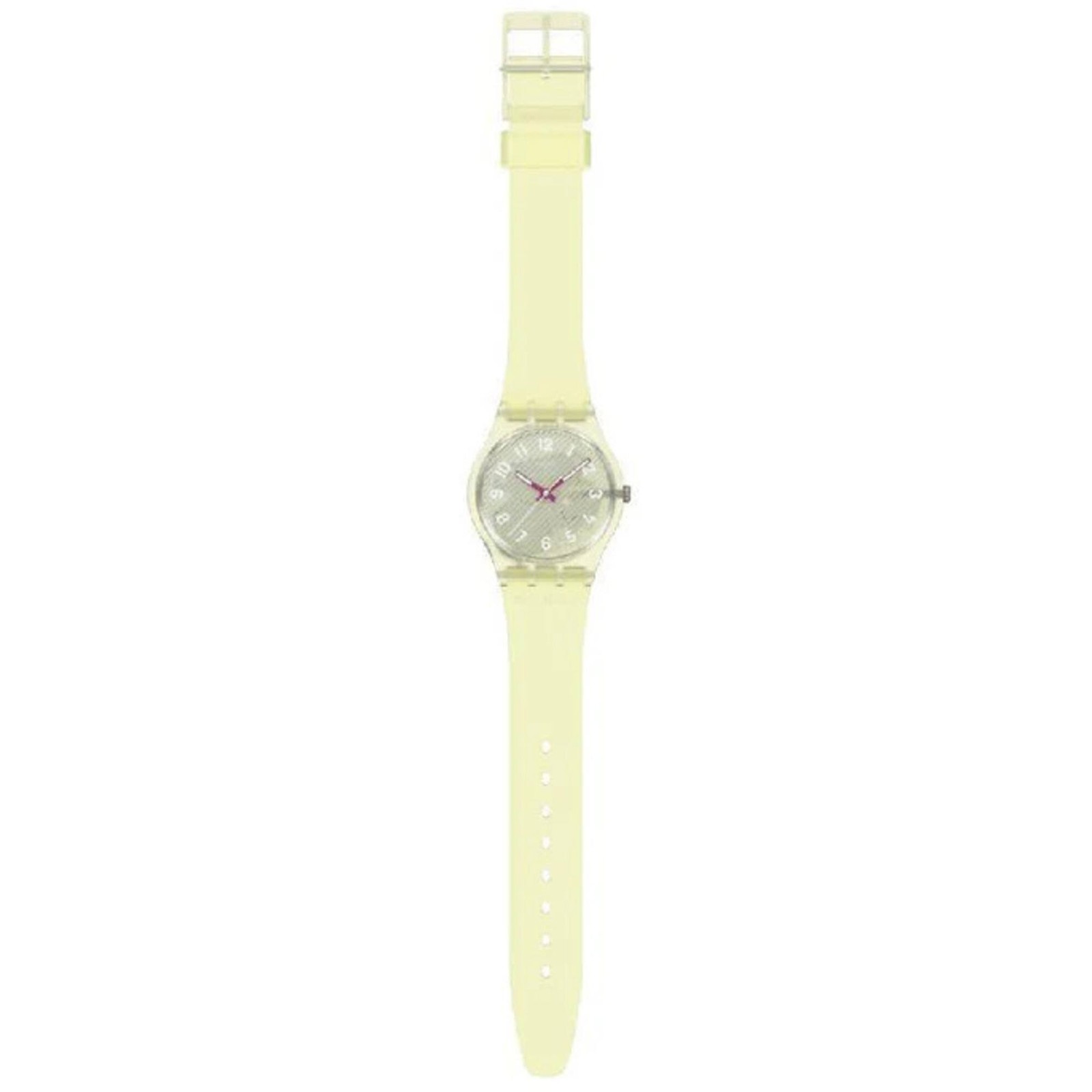 Swatch Unisex Watch Swatch Essentials Wavelengths of Sand Yellow Dial SO28J102