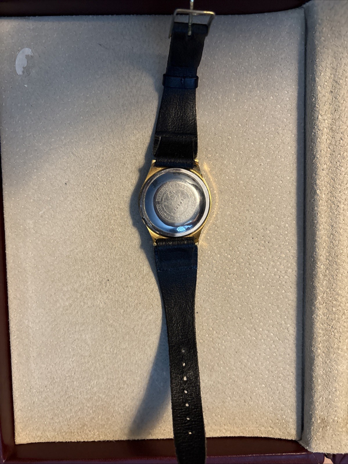Vintage Seiko 6619-7010 Sportsmatic 5 Men’s Automatic Watch Leather Band RUNS!!