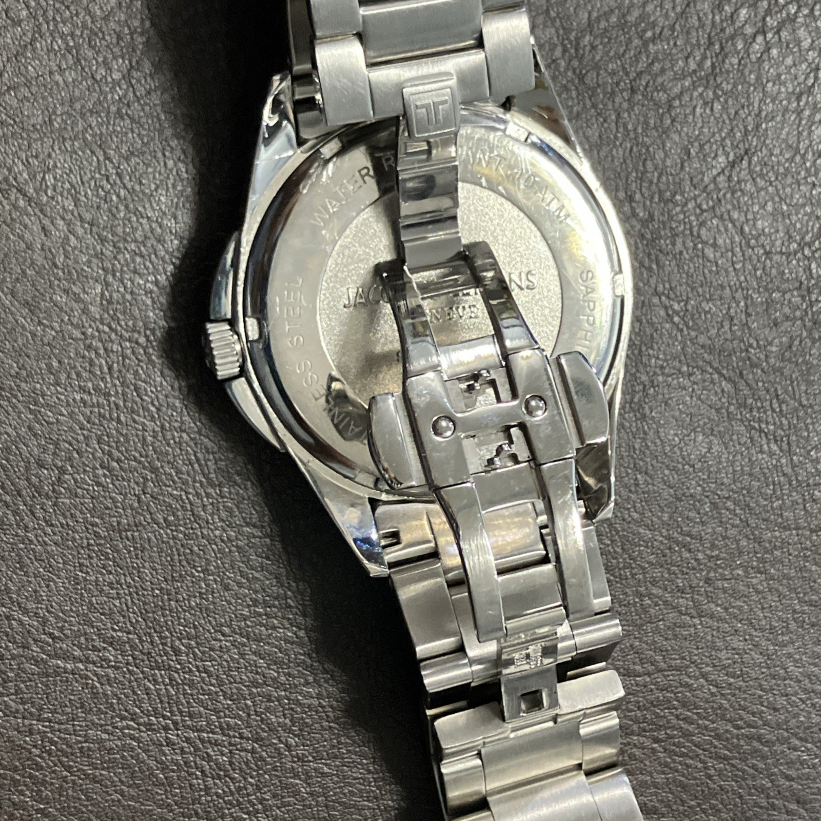 Jacques Lemans Geneve Swiss Made G-171 Mens Steel Watch Pre Owned New Battery