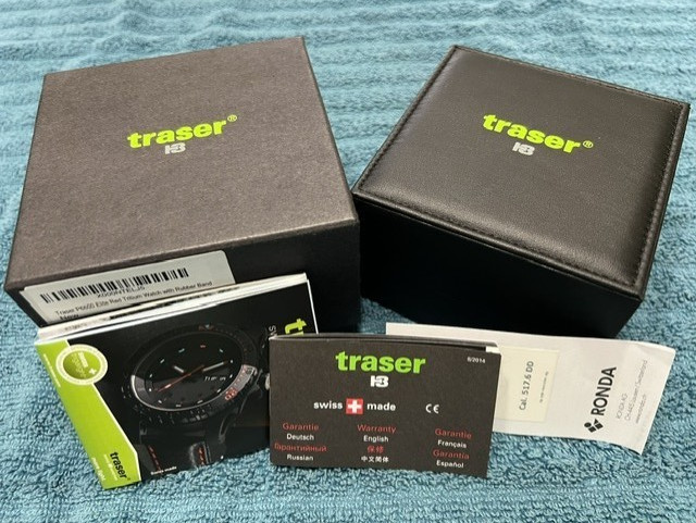 Traser Elite Red Military Diver Watch – Beautiful Condition!