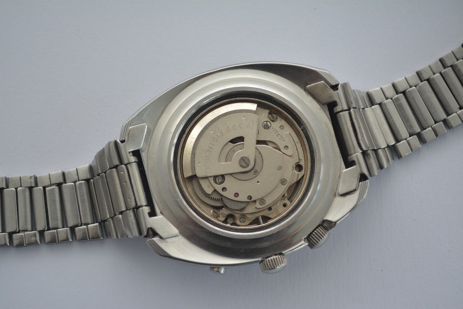 Japan Automatic Watch Orient watch 21 JEWELS Original Dial SK 80years vintage