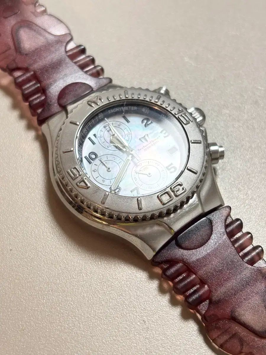[A3M] TechnoMarine Quartz Classic Dial Stainless Steel Casual Watch Used [r8s]