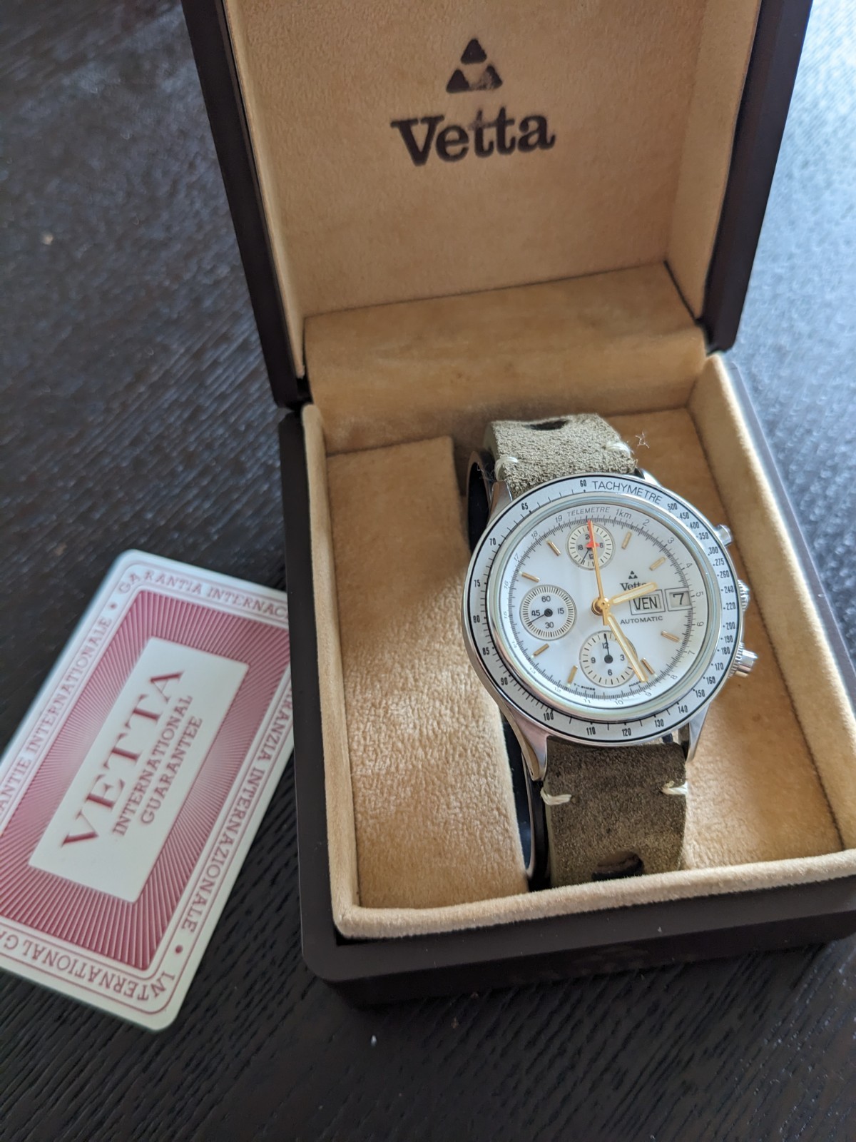 💚 Lemania 5100 Chronograph – Military Field Watch – NOS – Vintage