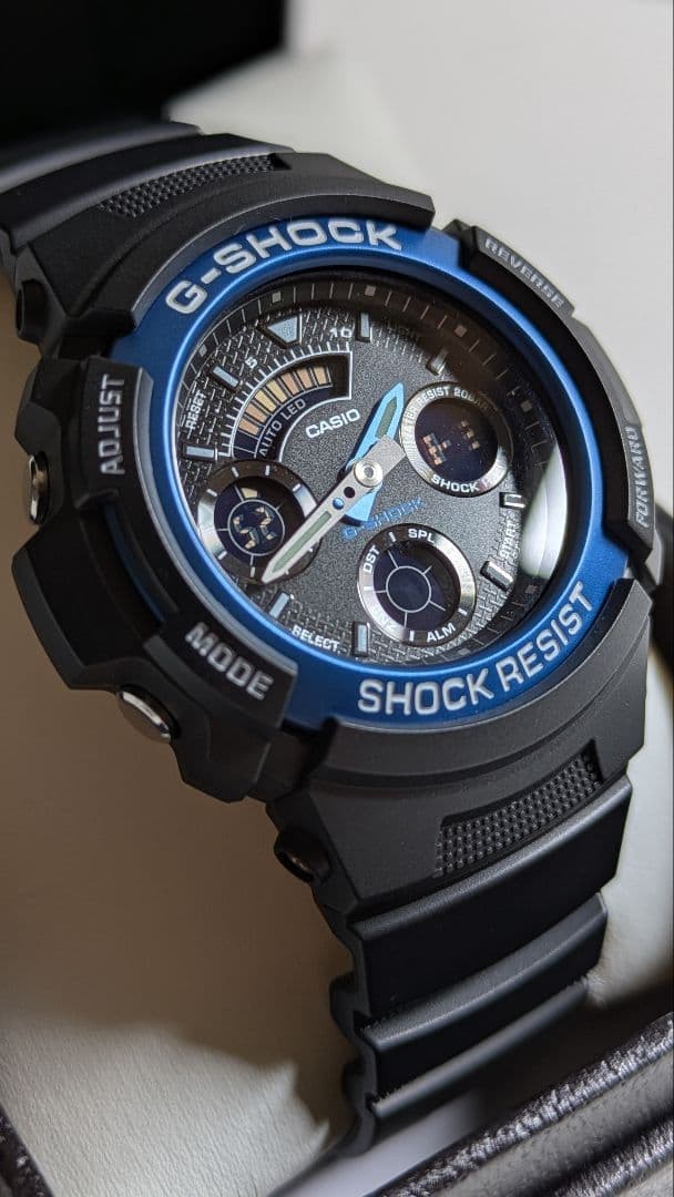 CASIO G-SHOCK AW-591-2AJF World Time LED Light 20 Bar Water Resistant