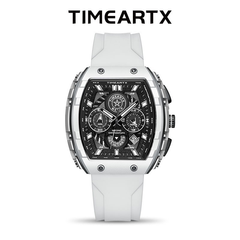 TimeArtx Casual Everyday Chronograph Watch, 30mm Water resistant, Calendar