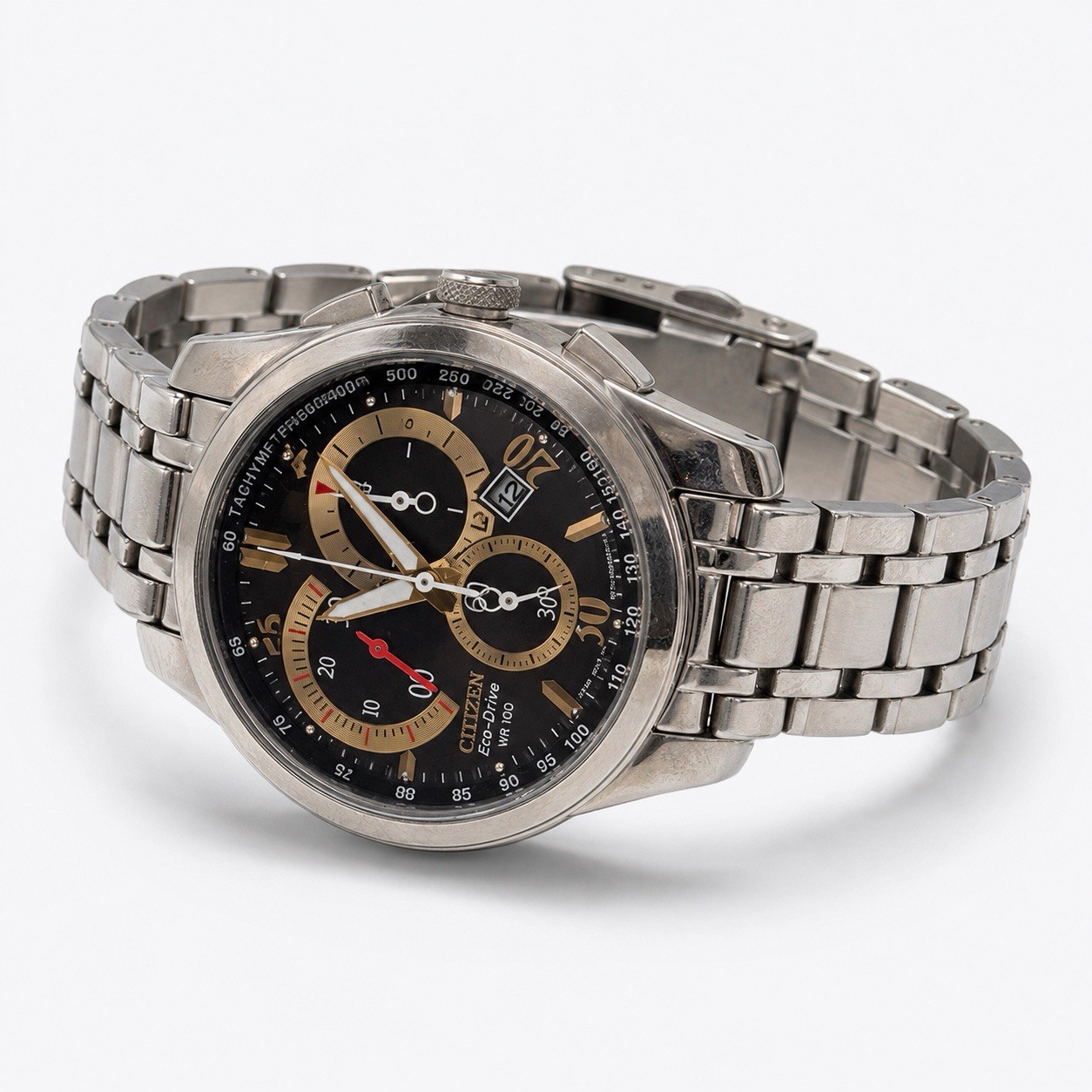Citizen Eco-Drive Chronograph H570-S015308 AT1000-50E Men’s Watch WR100