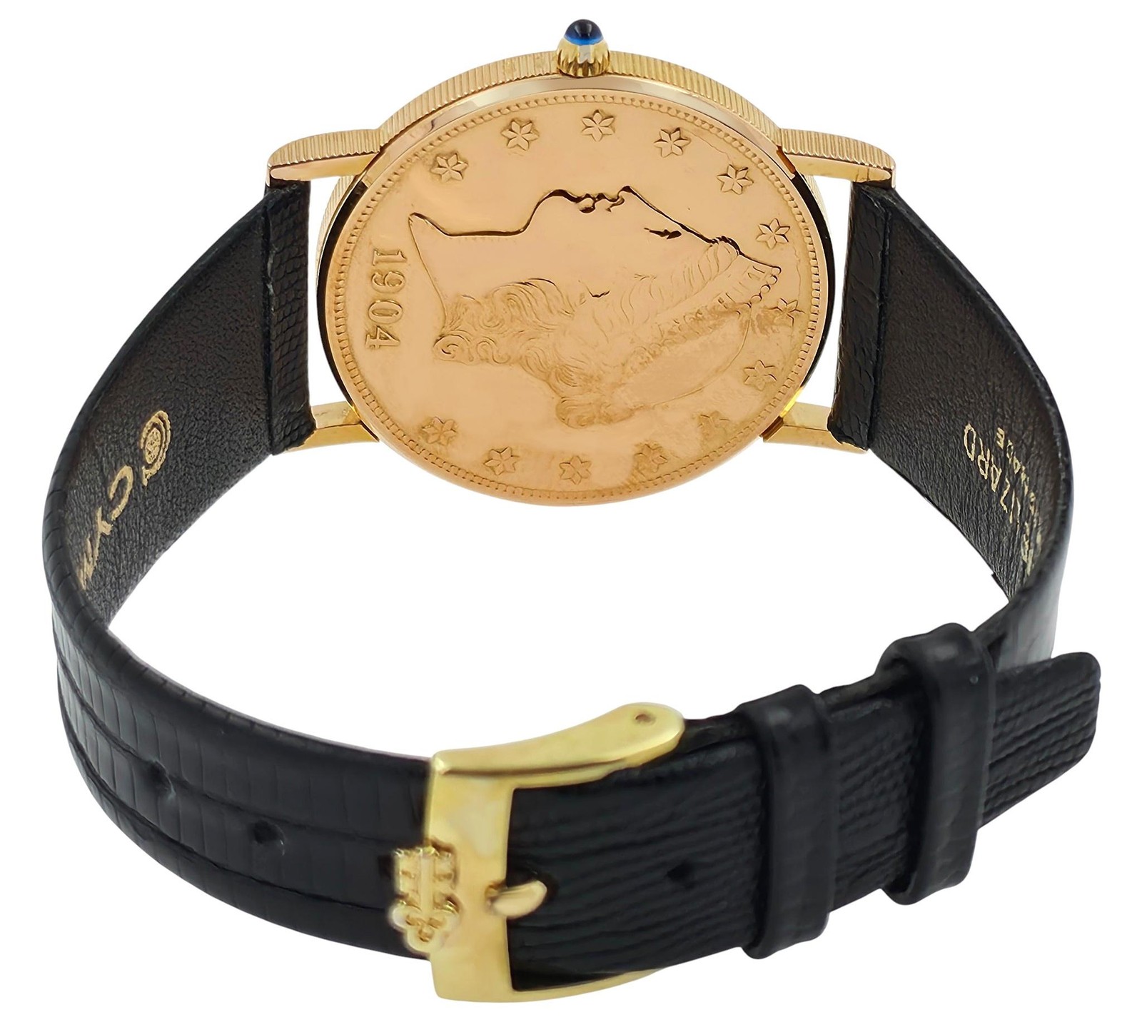 Vintage Corum $20 Liberty 1904 Head 22k Gold Coin 1904 34.5MM Manual Winding
