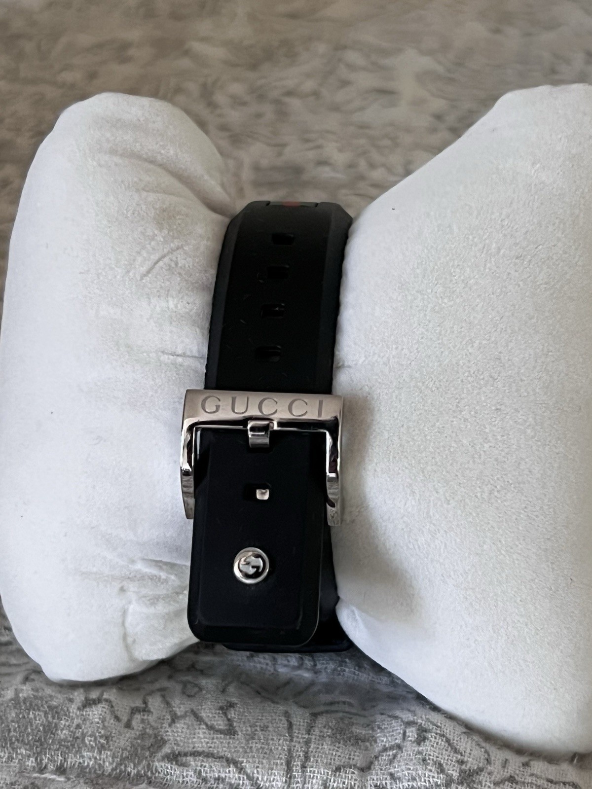 Men’s Gucci Sync Watch YA137101 Black Stainless Steel Rubber Band