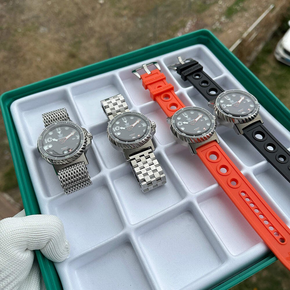 STEELDIVE SD1982H — Date Function 46.5MM Sapphire Ceramic Bezel NH35 Dive Watch