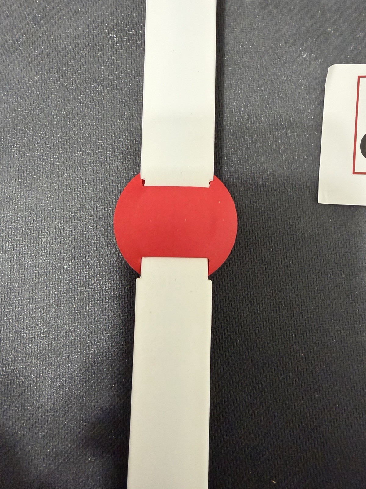 TKO Orlogi Red White Silicone Slapper Watch Warranty Card – No Box