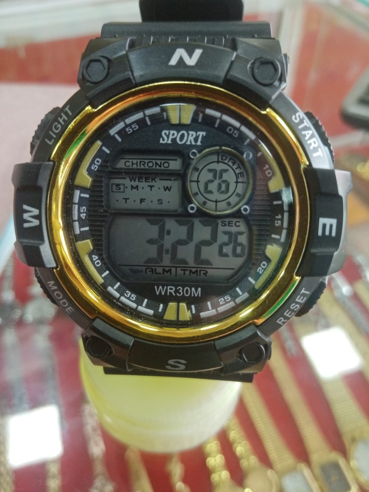 1Pcs Digital Sports Watch Large Face Water Resistant Wrist Watches For Men New