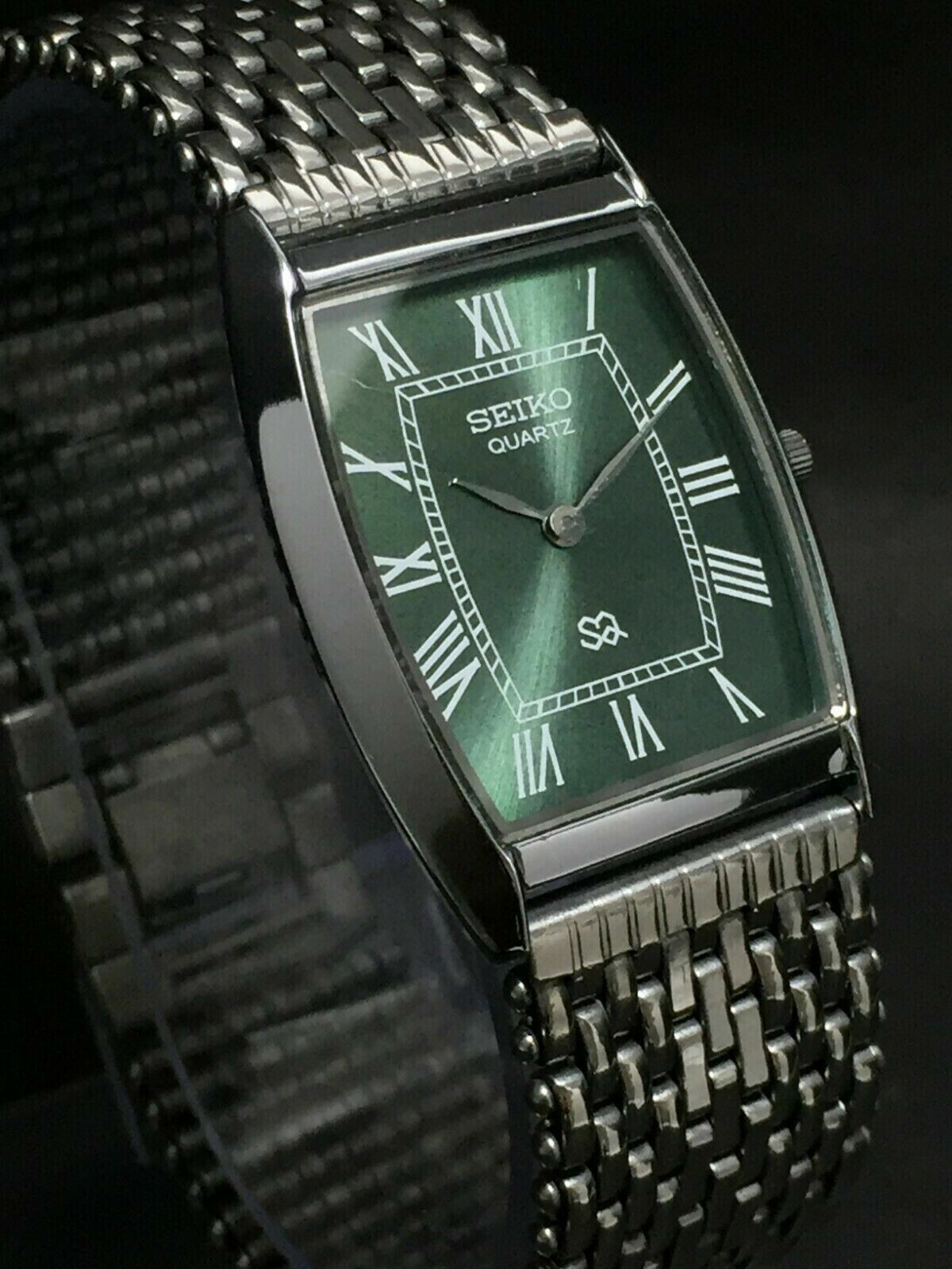 Vintage Seiko Slim Quartz Men’s Wrist Watch – Comes With New Battery, New Band