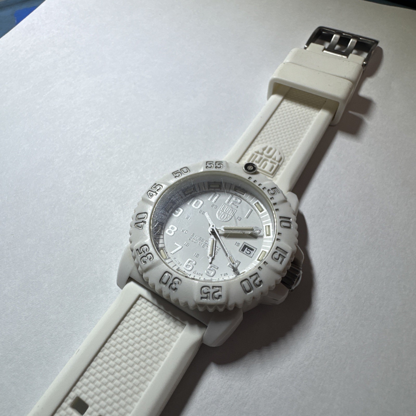 Luminox Navy Seals White 7050 Series Women Watch White 7057W