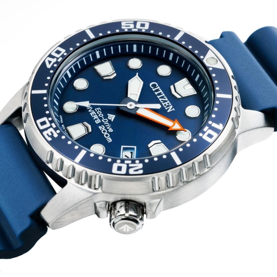 CITIZEN EO2021-05L Promaster Eco-Drive 200m Midsize Diver Blue Rubber Watch