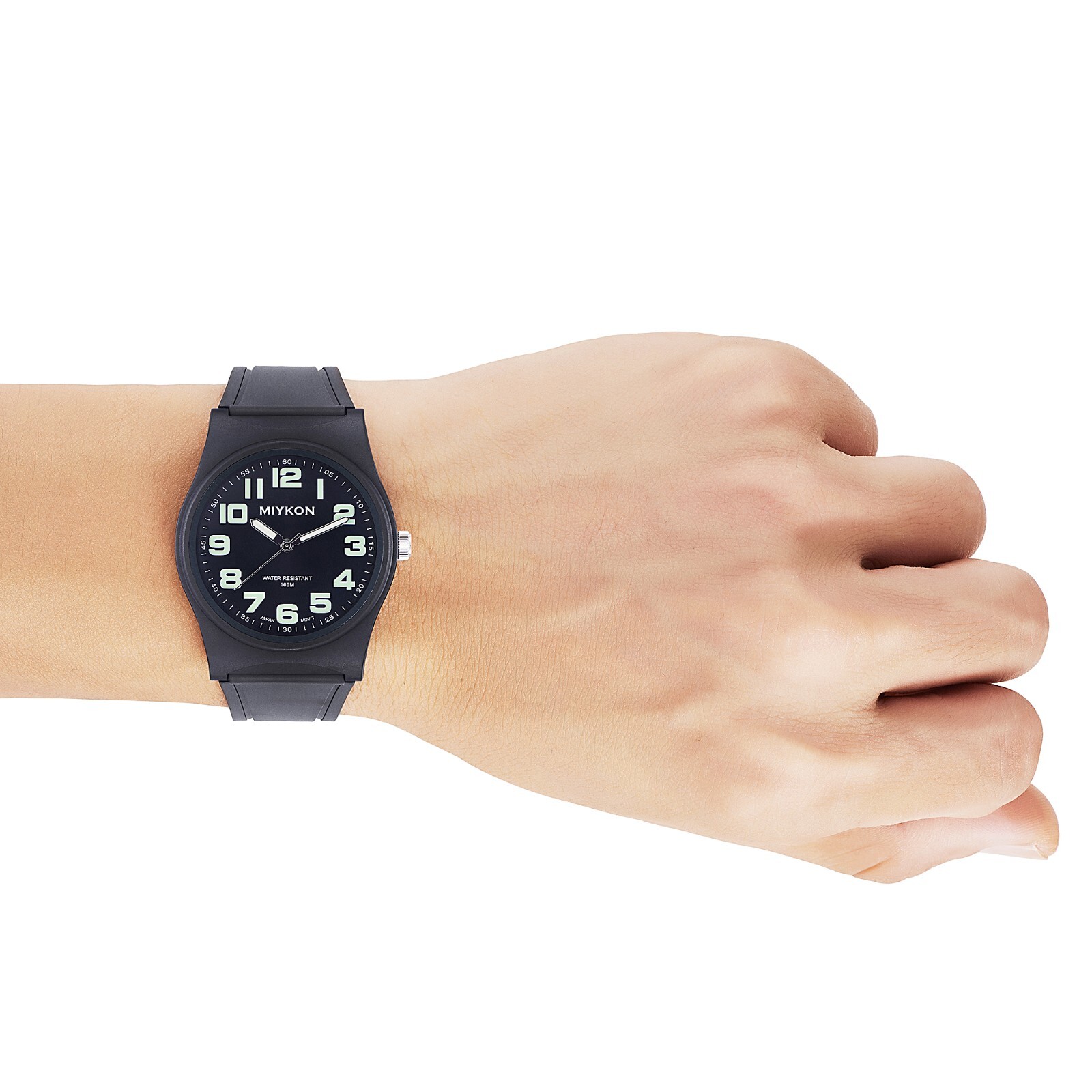Miykon Men’s Easy Reader Resin Watch | 38mm | Japanese Quartz | Water Resistant