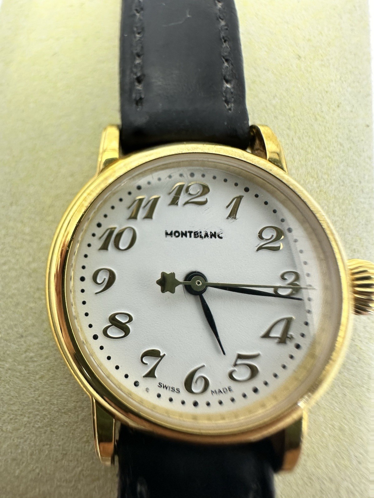 Montblanc Meisterstuck Ladies Writstwatch REF. 7006 (Single owner, black band)