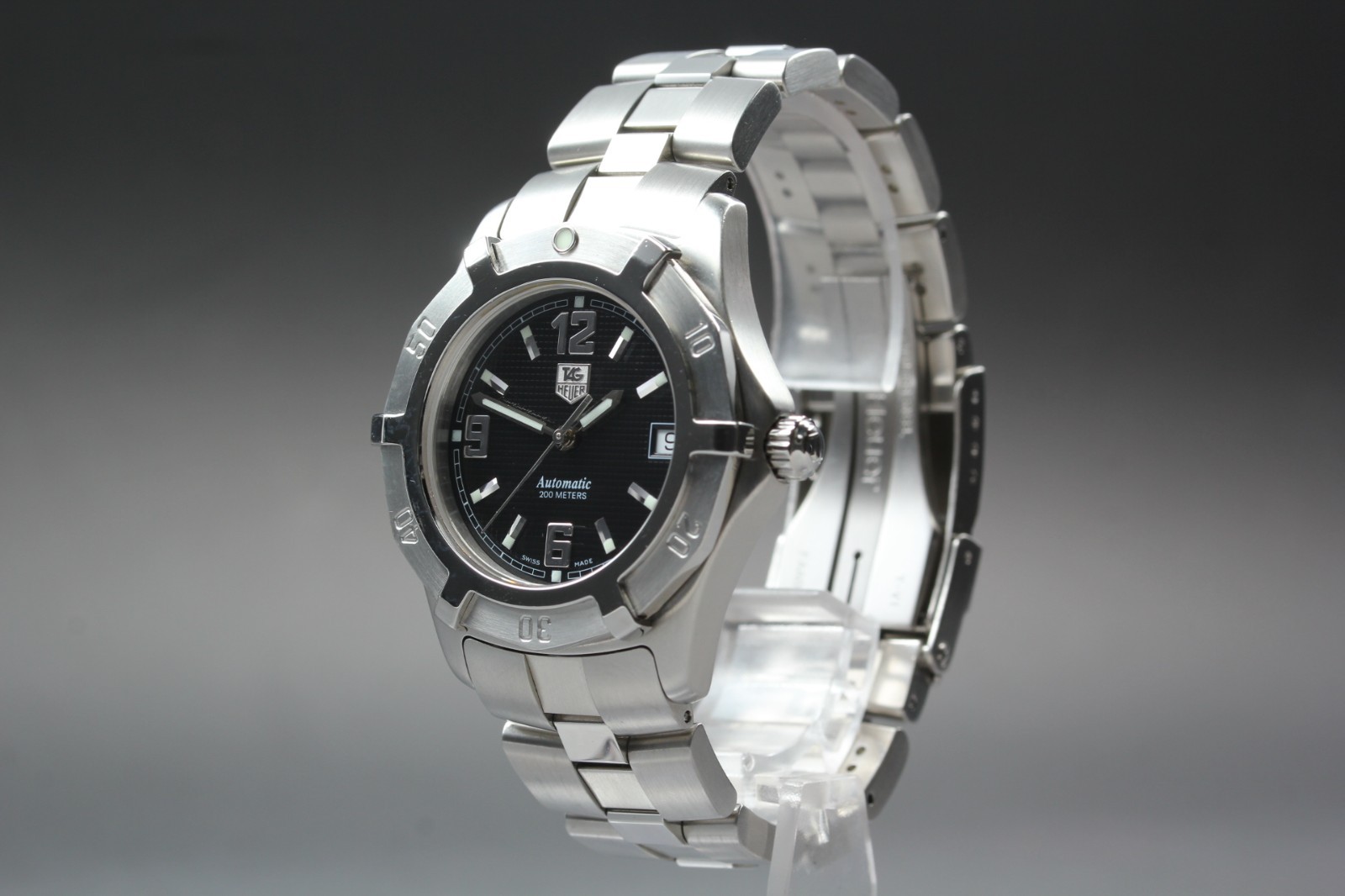 [Near MINT] TAG Heuer 2000 Exclusive WN2111 Automatic 39mm Date Black Dial Men’s