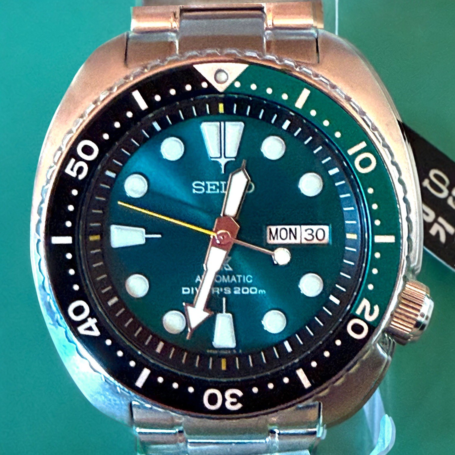 Seiko Prospex Turtle SRPB01K1 Green Dial LE NOS Full Kit – Rare Emerald Diver