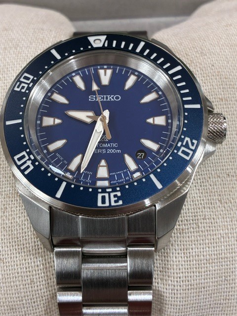 Seiko Prospex Sea Samurai Diver Blue Dial Stainless Steel Watch SRPL51
