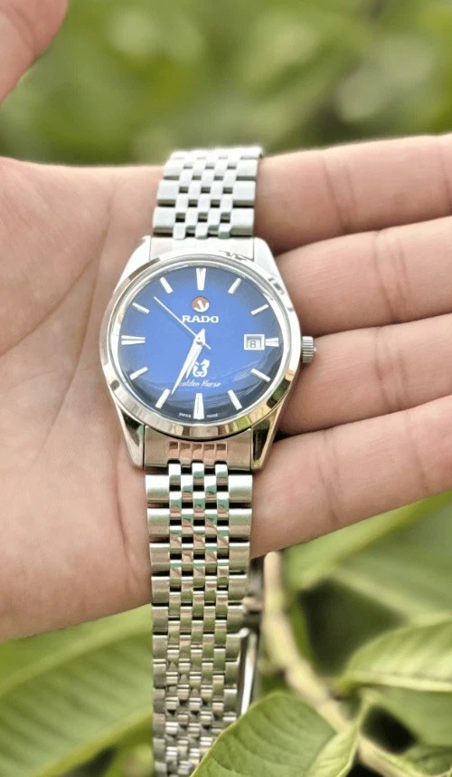 Rado Golden Horse Automatic Men’s Watch Blue Dial Refurbished Mint Condition