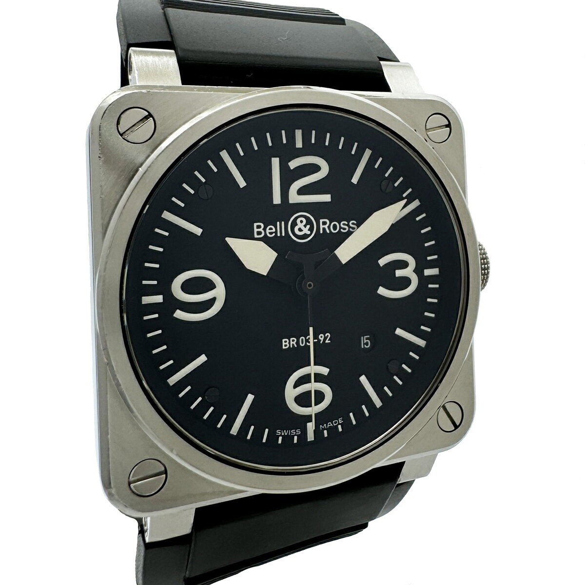Bell & Ross Aviation BR03-92-S Automatic Date Black Dial Men’s Watch #A878