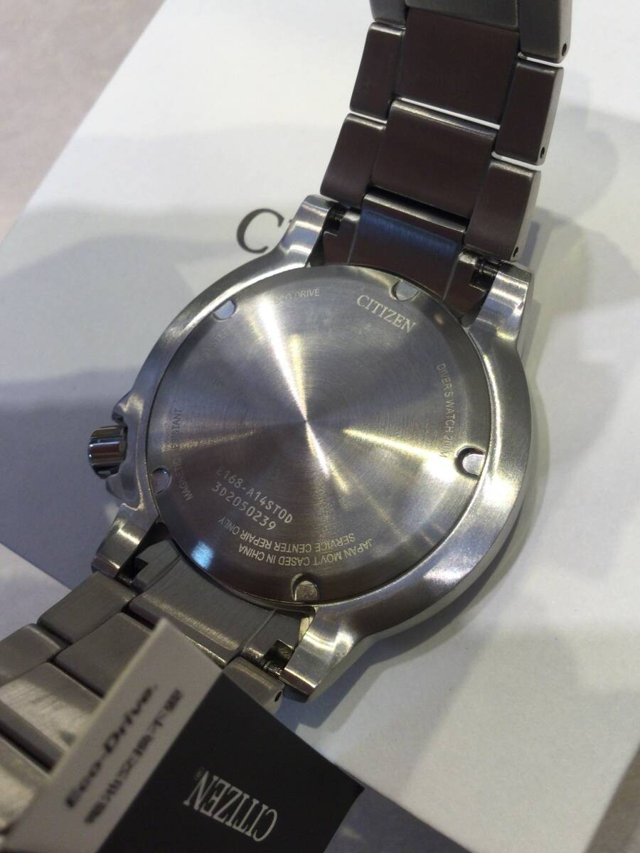 Brand new CITIZEN diver’s watch BN0167 50H men’s solar wristwatch black