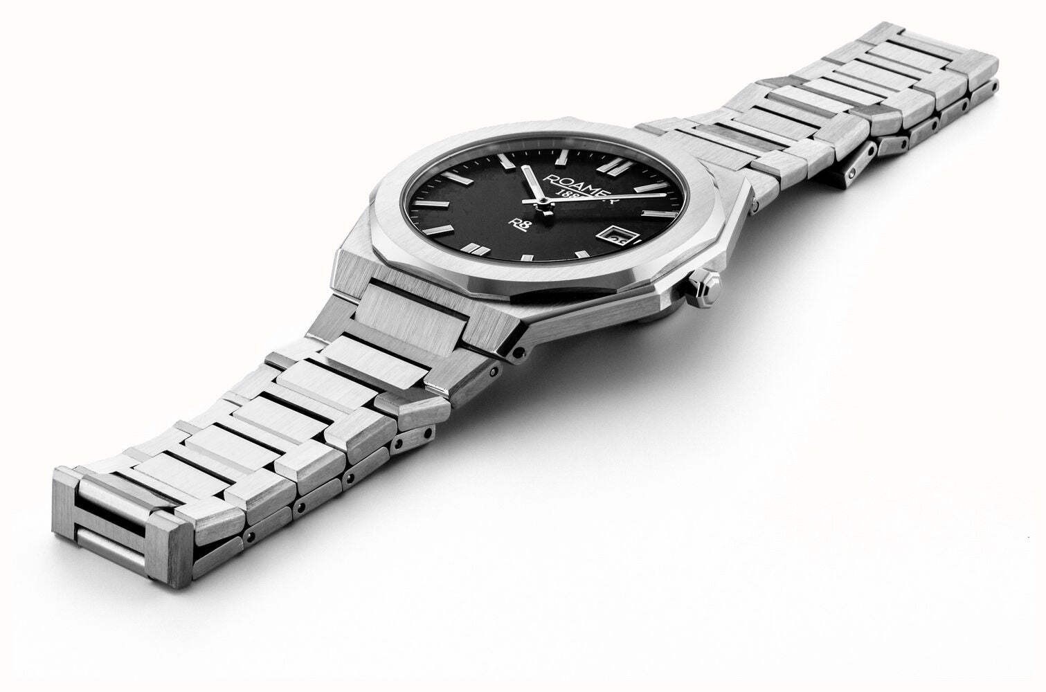 Roamer R8 Black Dial / Stainless Steel | Black Dial Wristwatch 972980 41 85 20