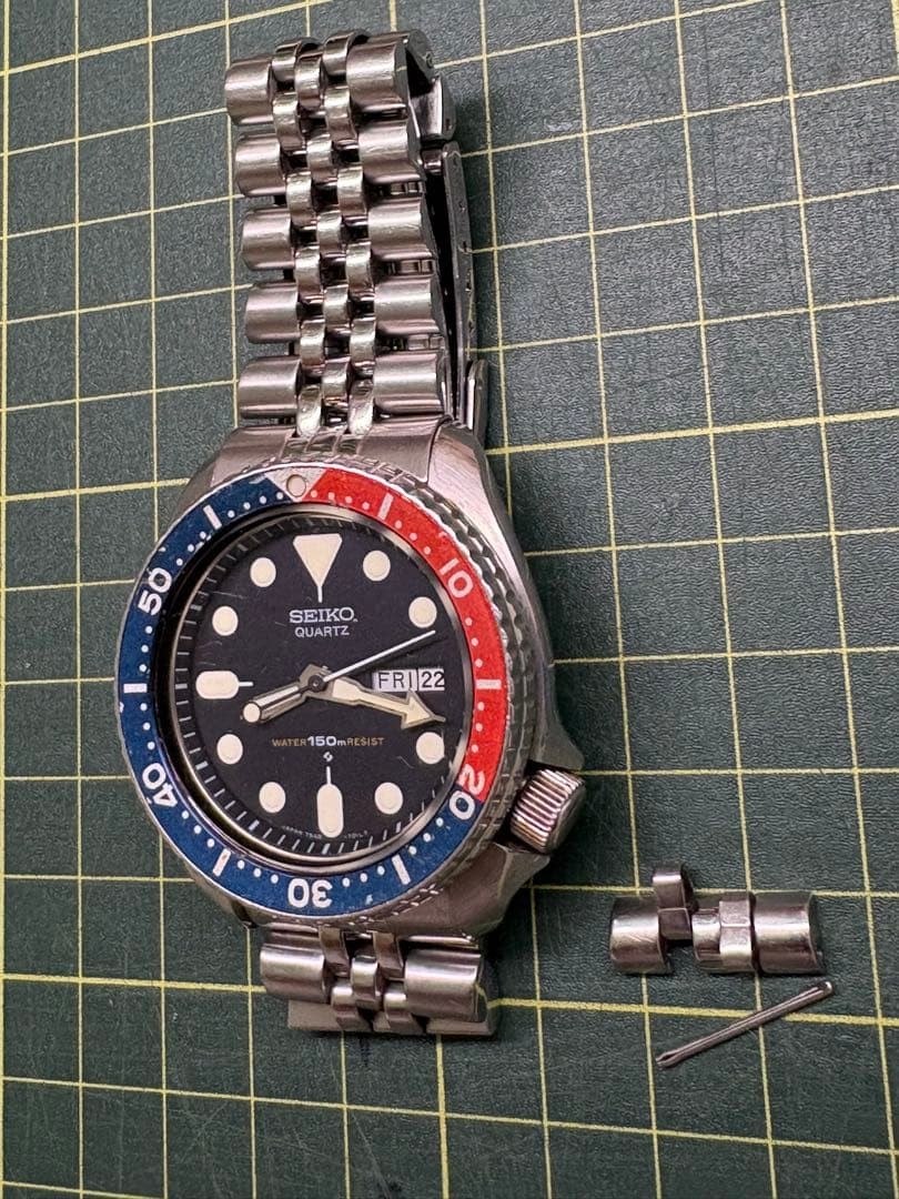 SEIKO 7548-700B Pepsi Quartz Diver