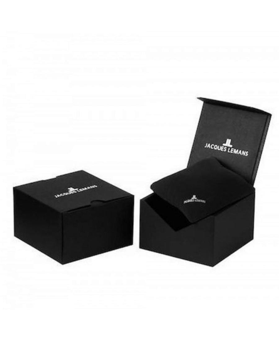 JACQUES LEMANS Men Analog Quartz Casual Watch Classic Dress Waterproof
