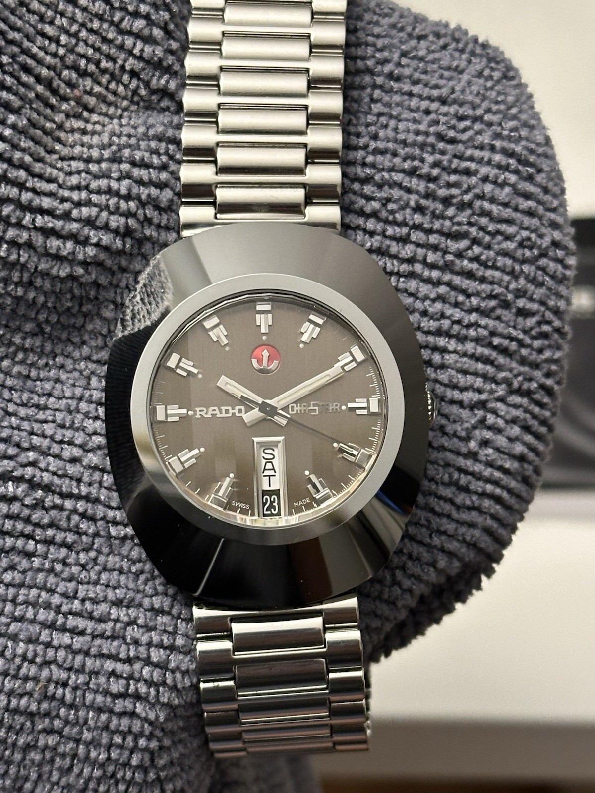 Rado DiaStar Original 35mm Automatic Taupe Dial Full Set – Box and Papers