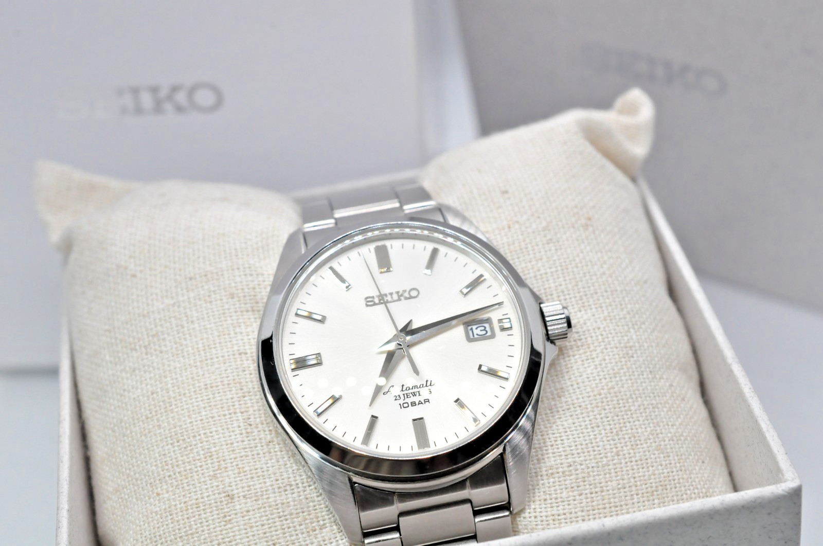 SEIKO 4R35-03X0 SZSB011 Automatic stainless 38mm White Dial Men’s Watch in Box