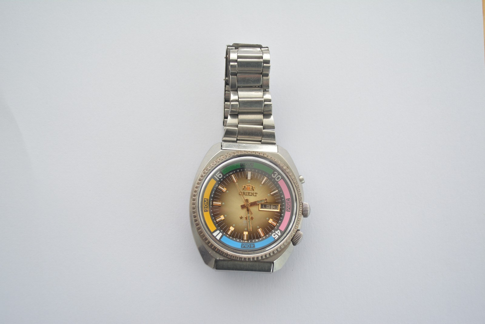 Japan Automatic Watch Orient watch 21 JEWELS Original Dial SK 80years vintage