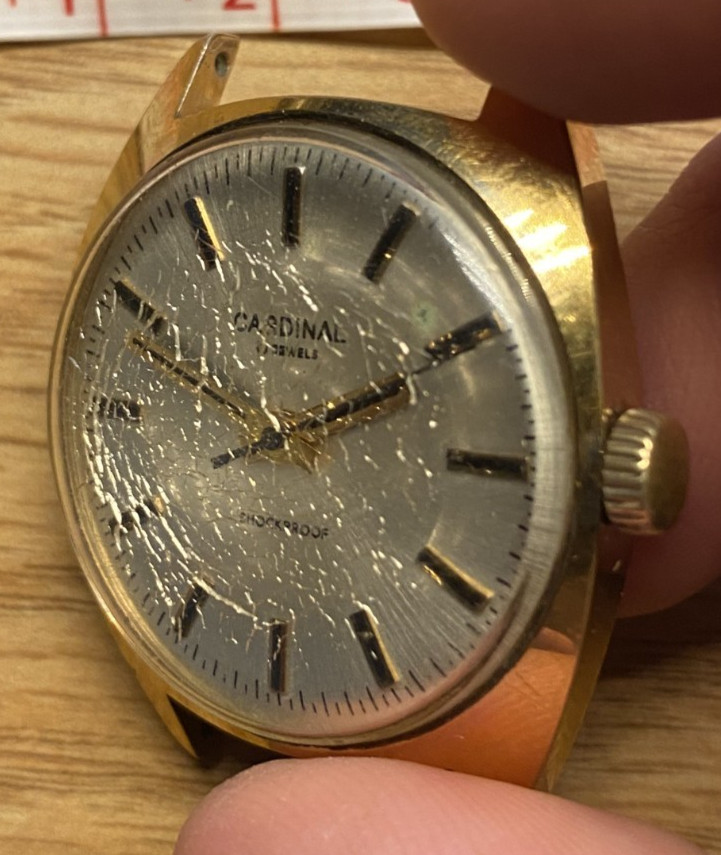 Vintage Cardinal 19 Jewels Mechanical Watch Raketa 2609.HA Soviet USSR Running