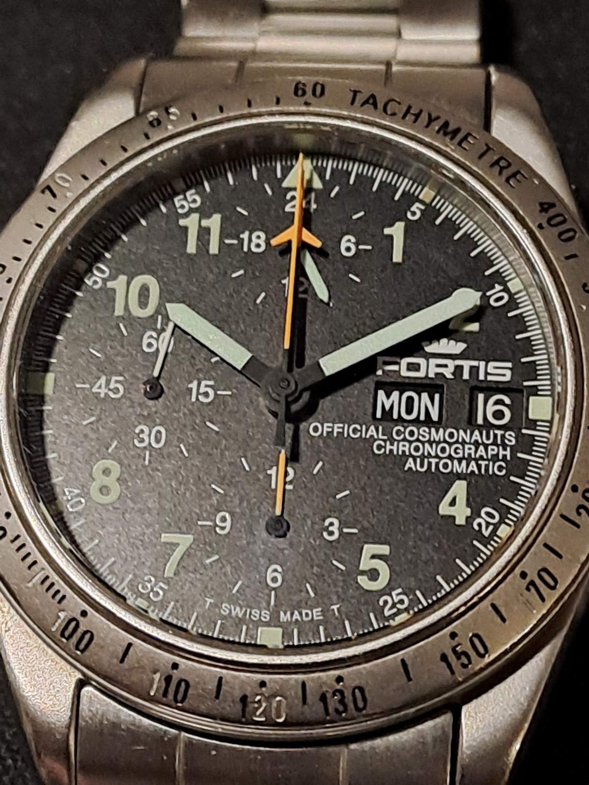 Fortis 602.22.142 Official Cosmonauts Cronograph Automatic Lemania 5100