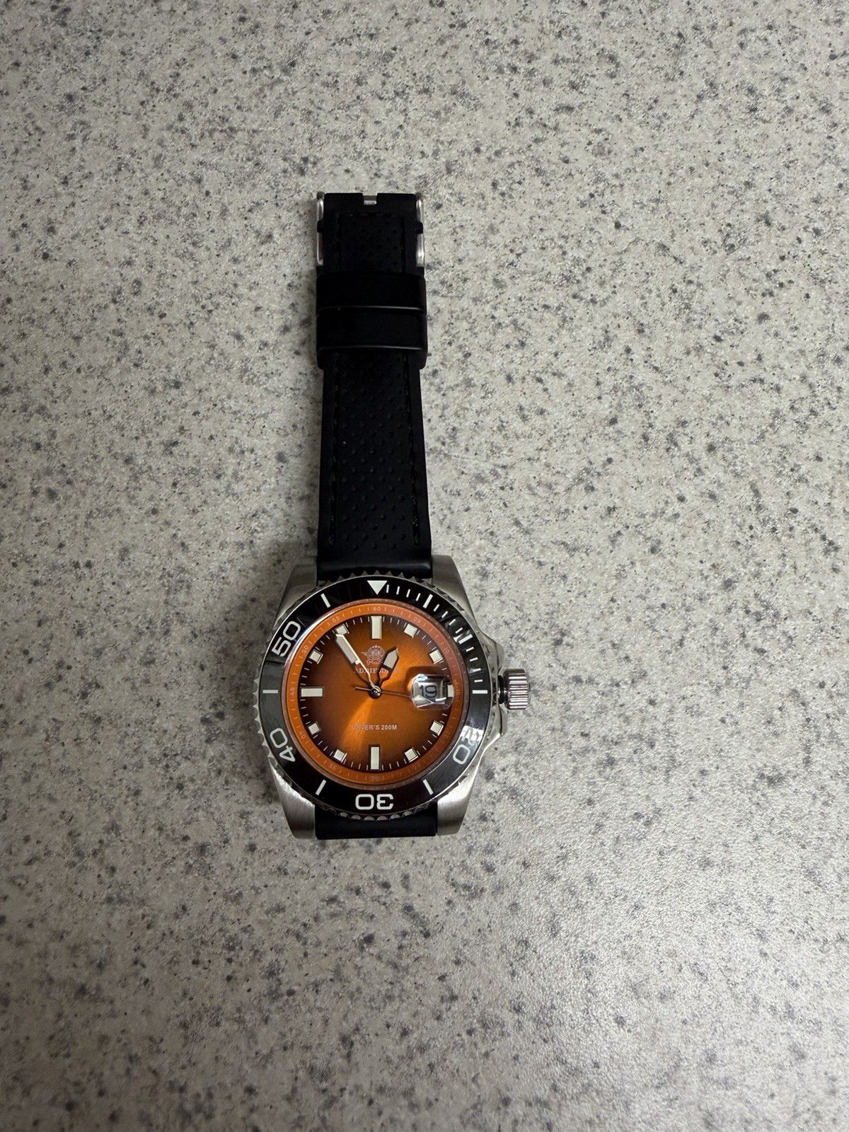 Addiesdive AD2089 41mm Men’s Dive Watch Orange New Never Used