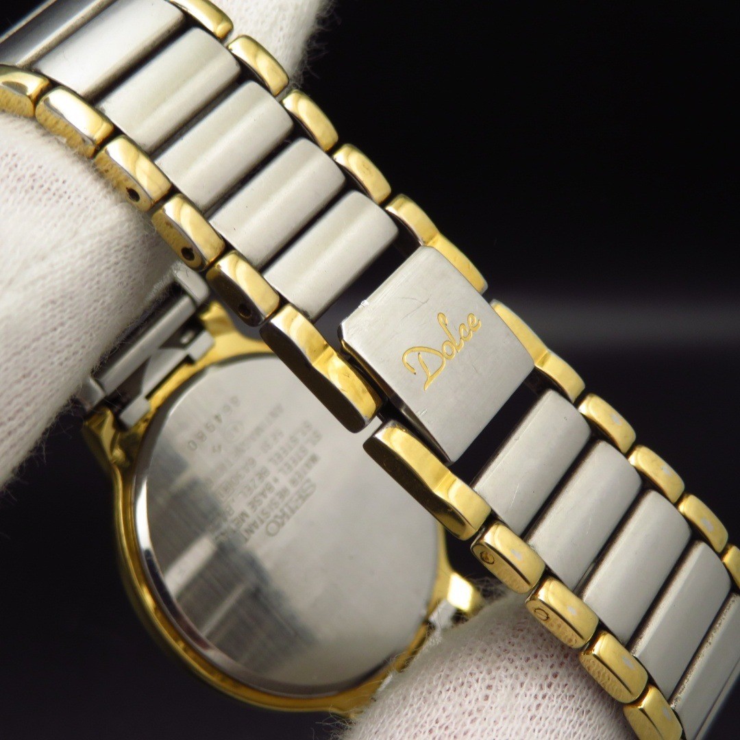 SEIKO Dolce Watch Combination Color Round Face