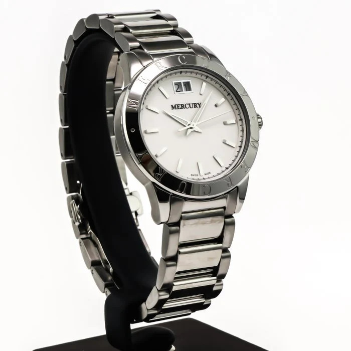 Mercury – Swiss Watch – ME340-SS-1 Quartz 36 mm ME340 50m (5 ATM, 169 ft)