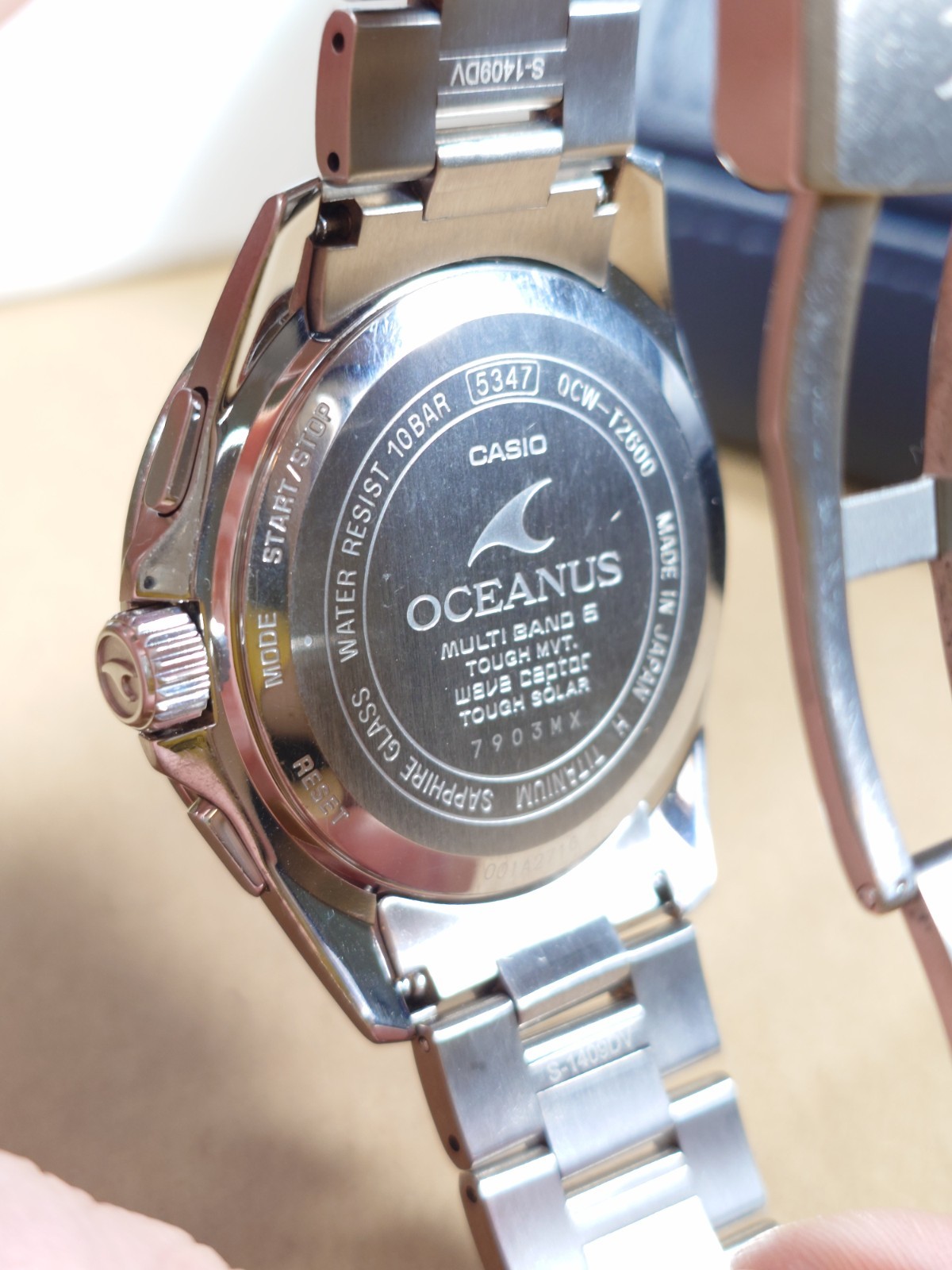 Casio Oceanus OCW-T2600 – JDM Titanium Solar Radio-Controlled – Full Set – UK