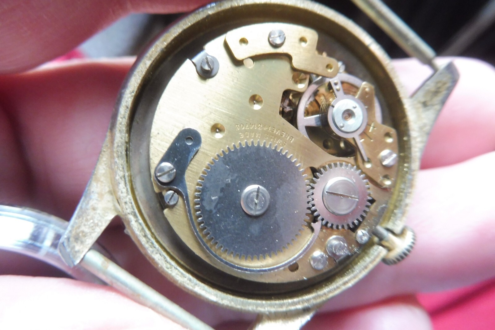 OMNIA De Lux Watch, Beautiful, Old Wristwatch, Manual Winding