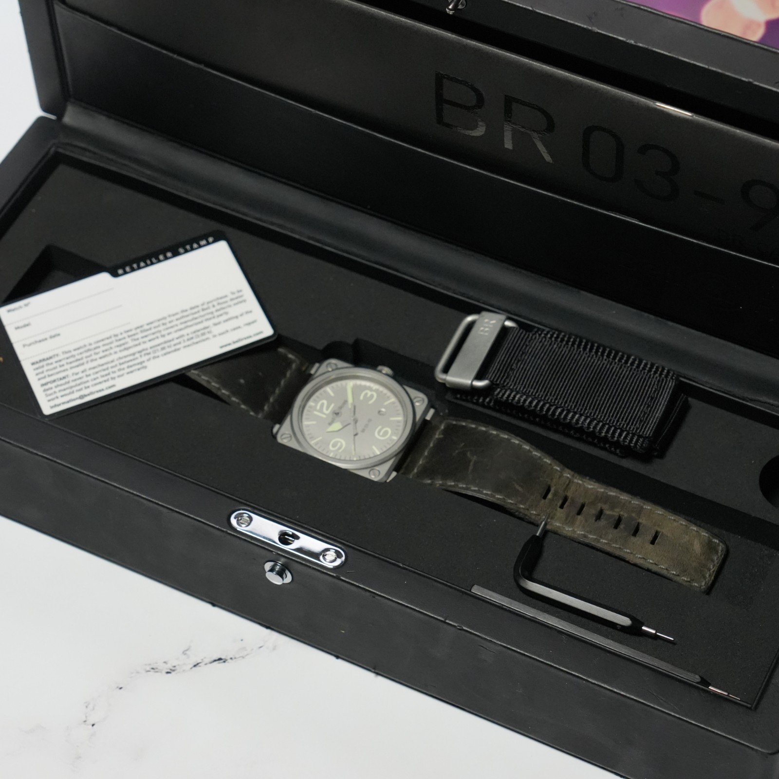 Bell & Ross BR 03-92 HOROLUM Limited Edition of 500 Aviation Type Men’s Watch