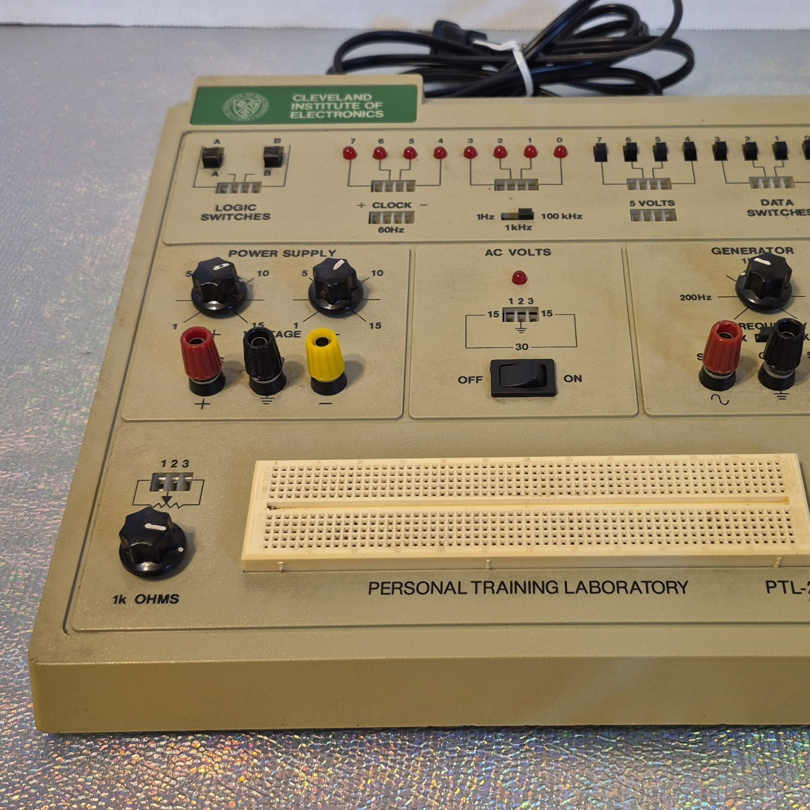 Vintage CIE Personal Training Laboratory PTL-2 Electronics Trainer