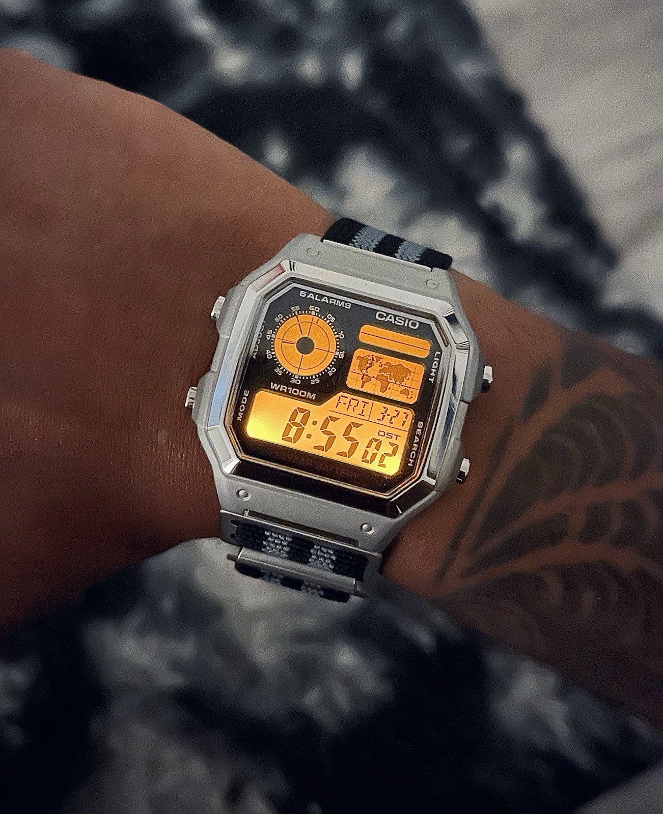 Casio Royale AE1200 Stainless Steel Edition – Gloss Bezel + Bond Strap