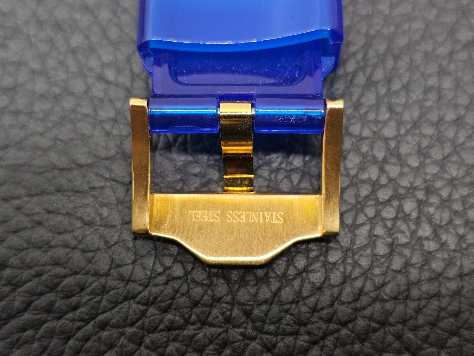 Versace Icon Active Indiglo Quartz Watch, Polycarbonate, Blue 43mm, VE6E00323