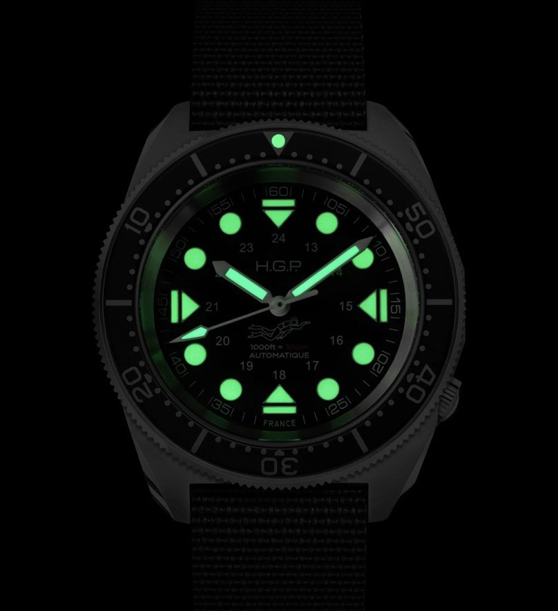H.G.P. Commando 300m Dive Watch. Miyota 9039 – Full Kit – Sold Out