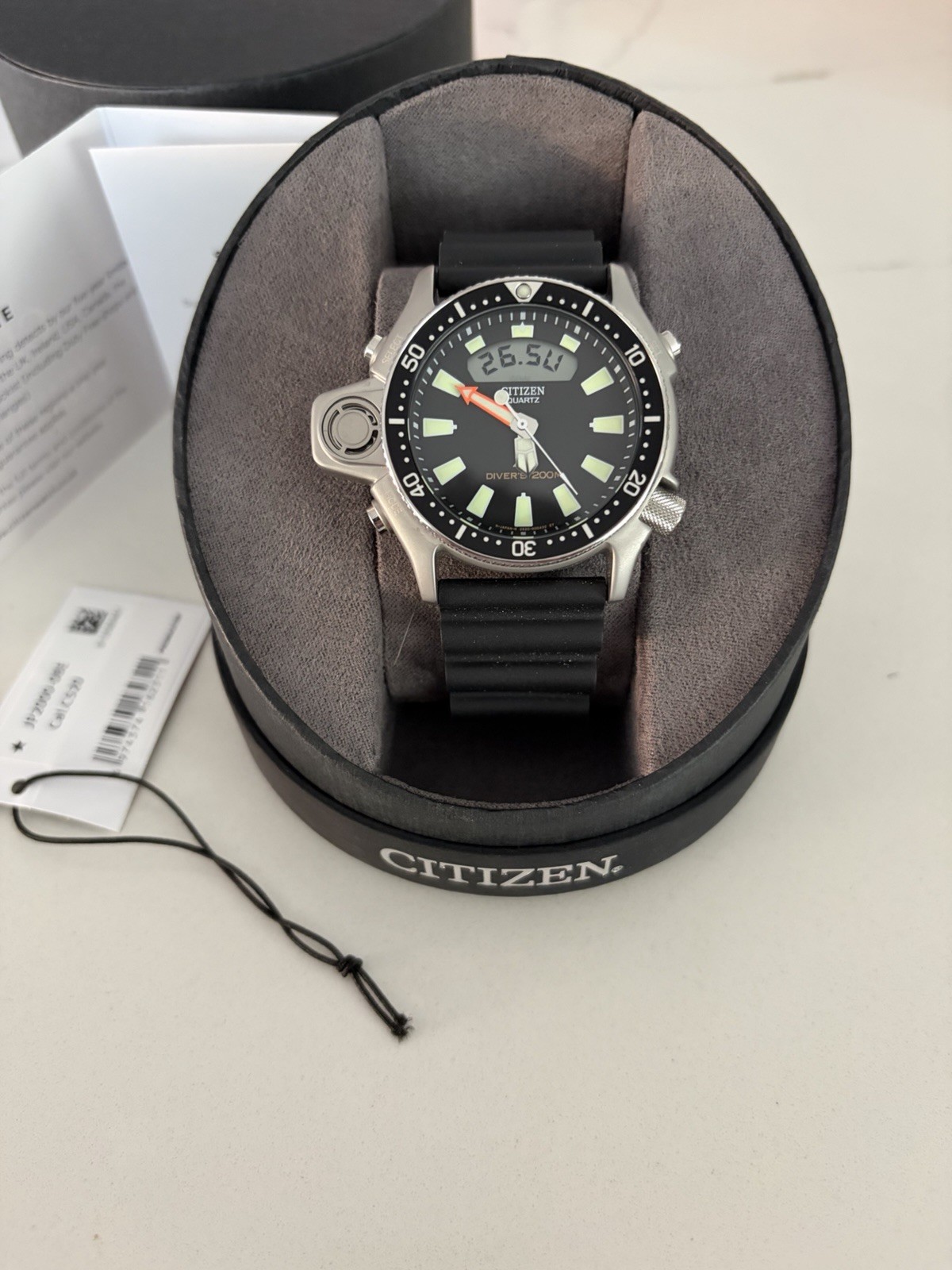 Citizen Promaster Aqualand JP2000-08E LK/NW Cond Single Owner B&P