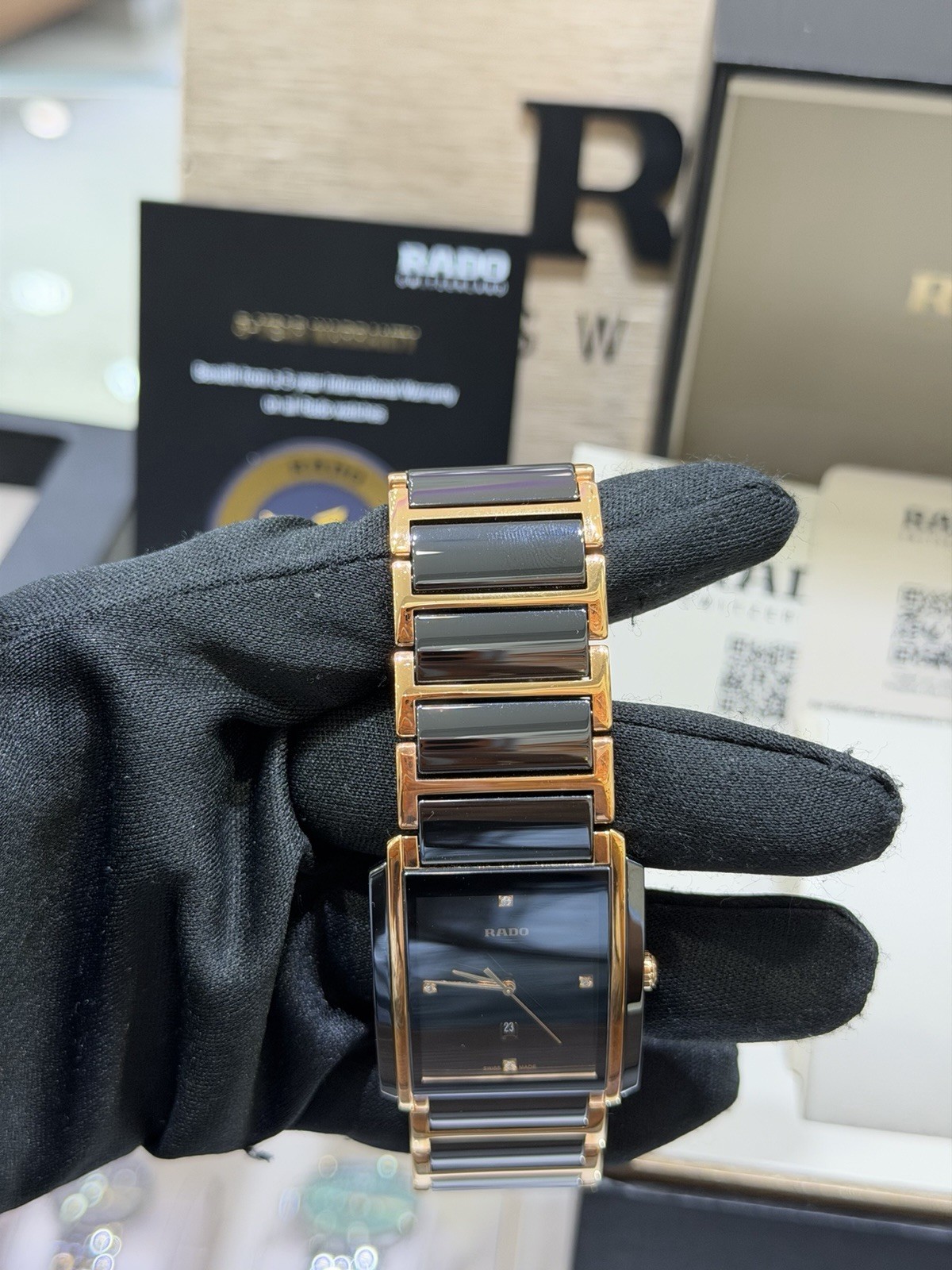 Rado Integral 41mm Rose Gold Ceramic Watch (R20207712)