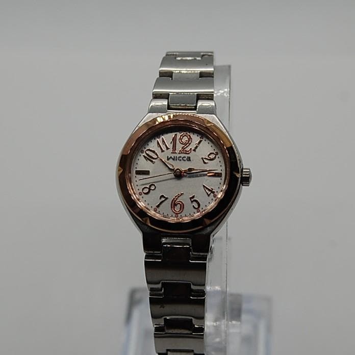 [Working Condition] Citizen wicca Solar-Powered Watch, Pink Gold and Combinat nu