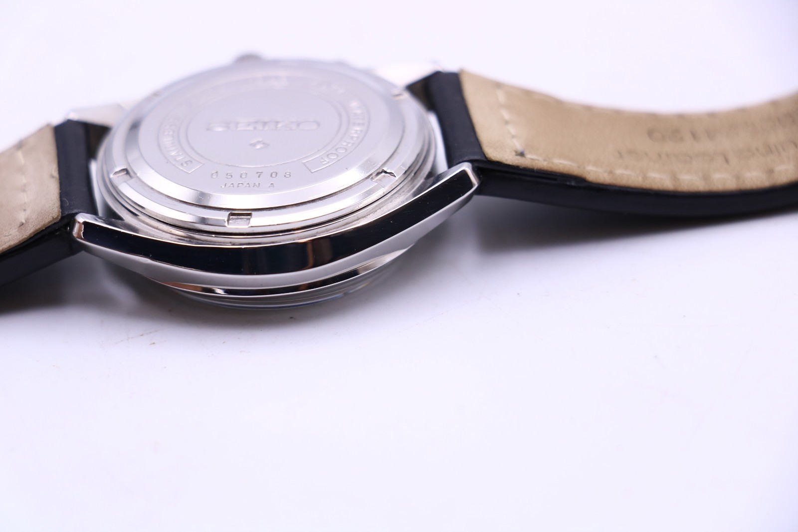 Mens Seiko Bell-matic 27j 4006-7011 japan stainless wrist watch NEW CRYSTAL